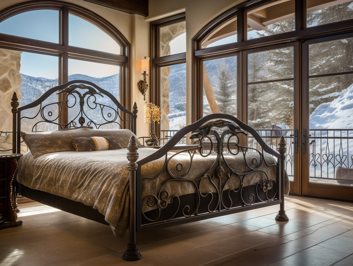 Hand forged wrought iron beds deals