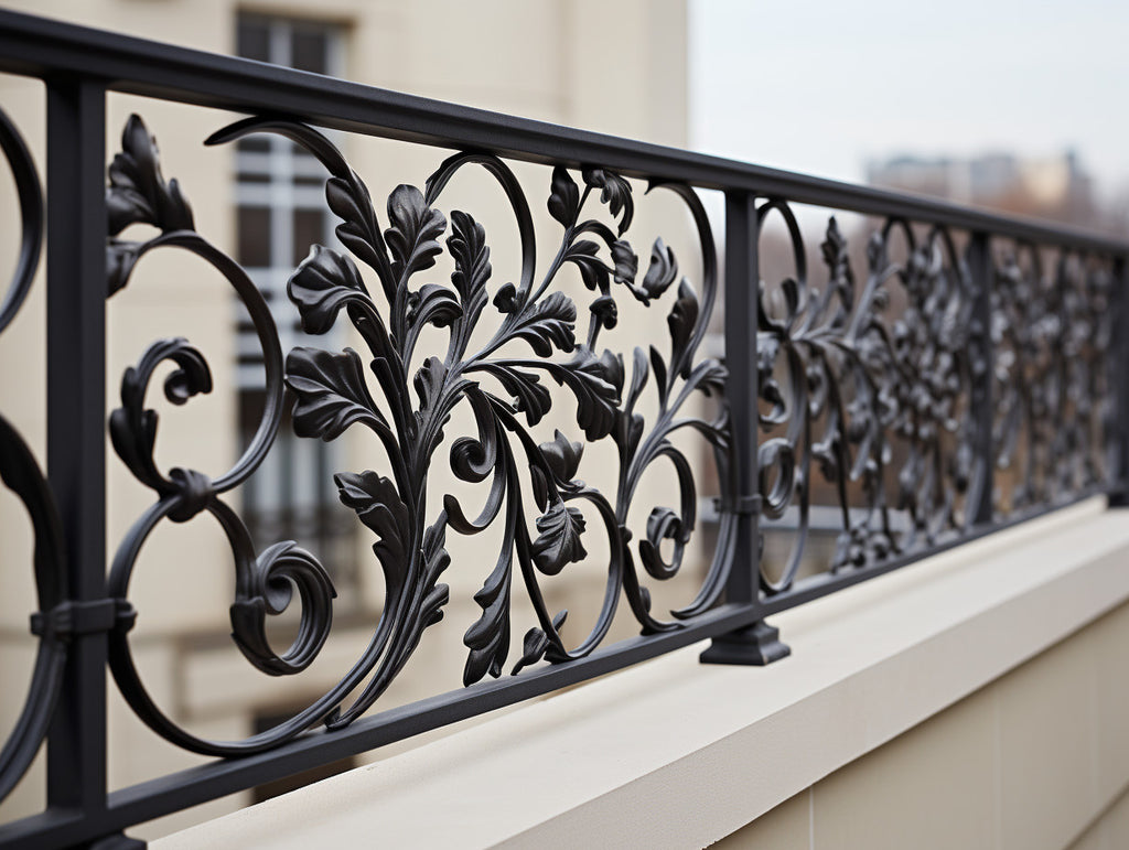 Balustrada kuta na balkon, taras, schody. Ręcznie kuta