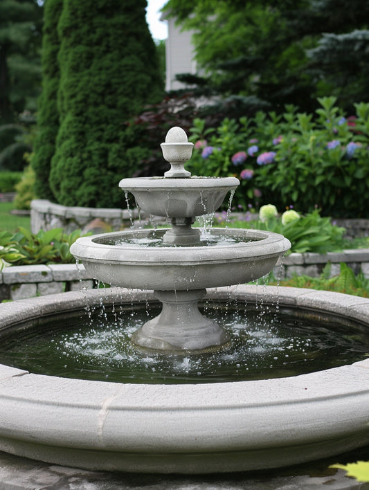 neoclassic garden fountain 
