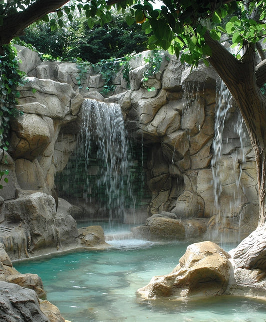 Waterfall stones - enliven your garden with the cascading sound of water