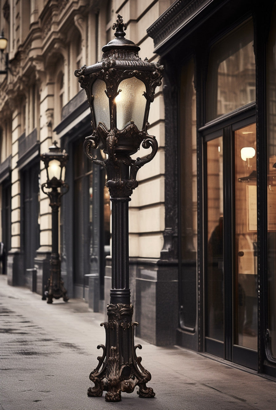 "Biezdar" - kuta ze stali latarnia uliczna na wymiart