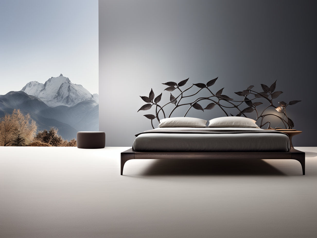 Massives, geschmiedetes Metallbett - „Przybymir“ 