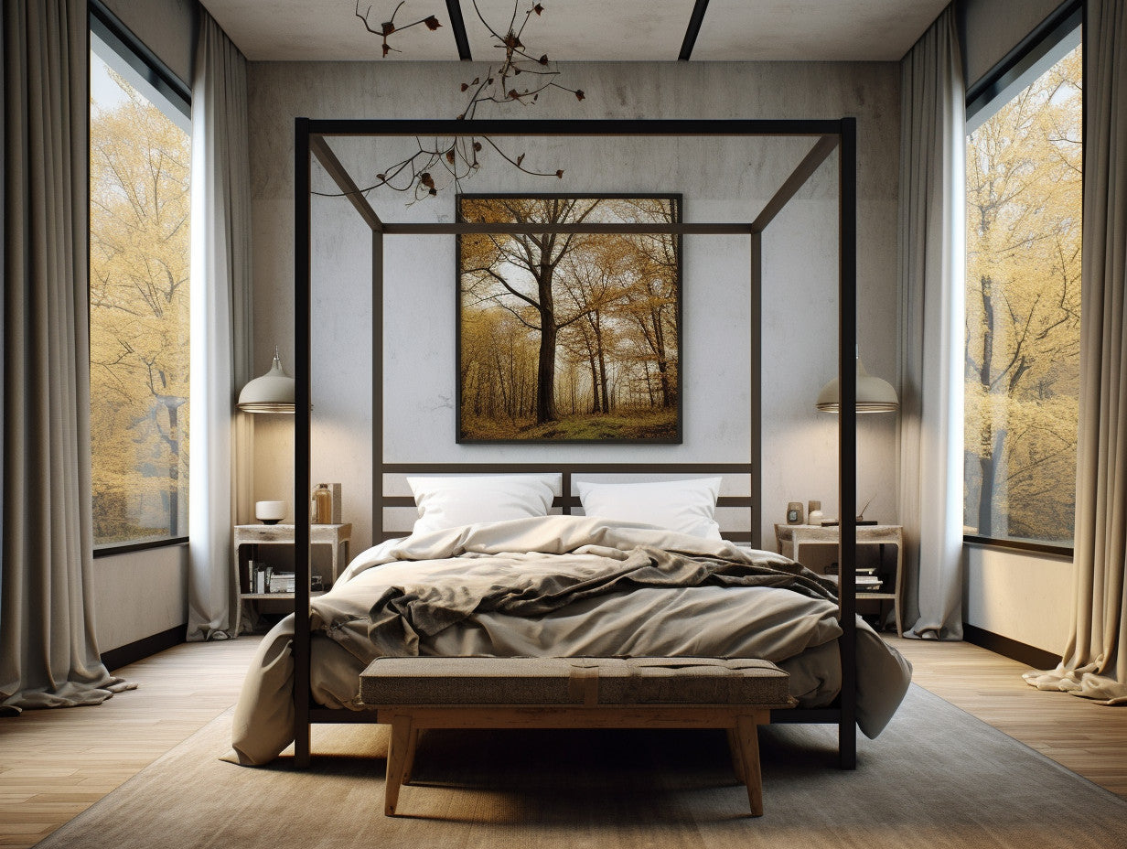 "Pękosława" - eksluzywne łóżko kute ze stali na wymiar