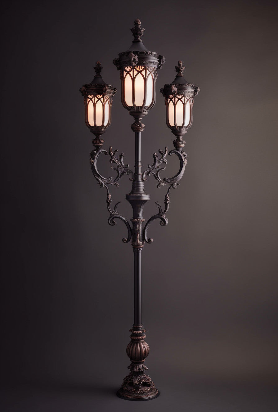 " Bochwał" - Latarnia uliczna, metaloplastyka na wymiar.