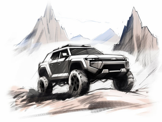 Syrenka górska - projekt koncepcyjny #12 samochód obraz