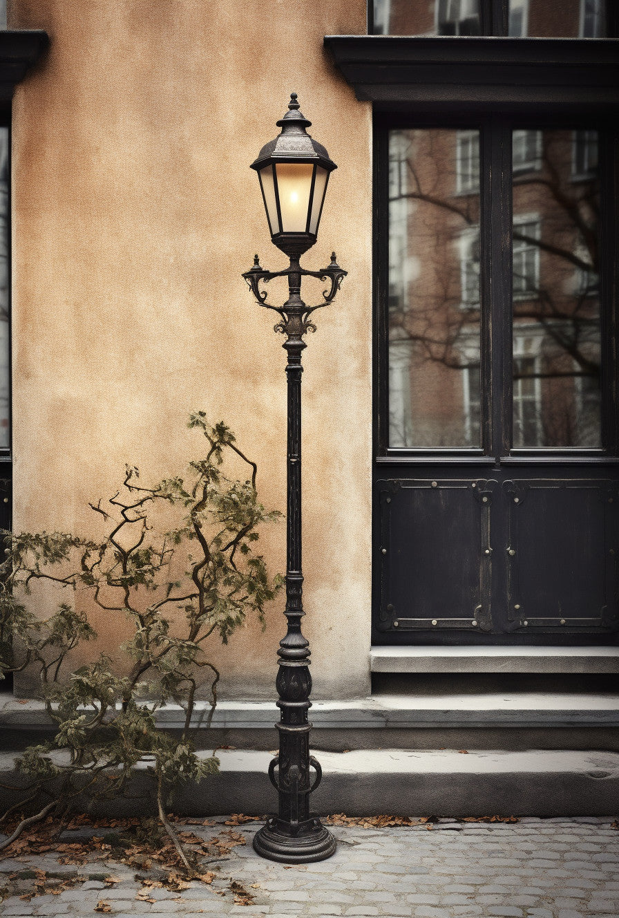 "Bolemysł" - Forged lantern. Custom-made artistic blacksmithing.