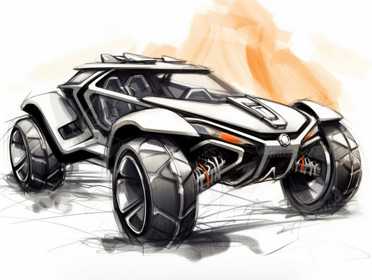 Syrenka górska - projekt koncepcyjny #20 plakat obraz car design