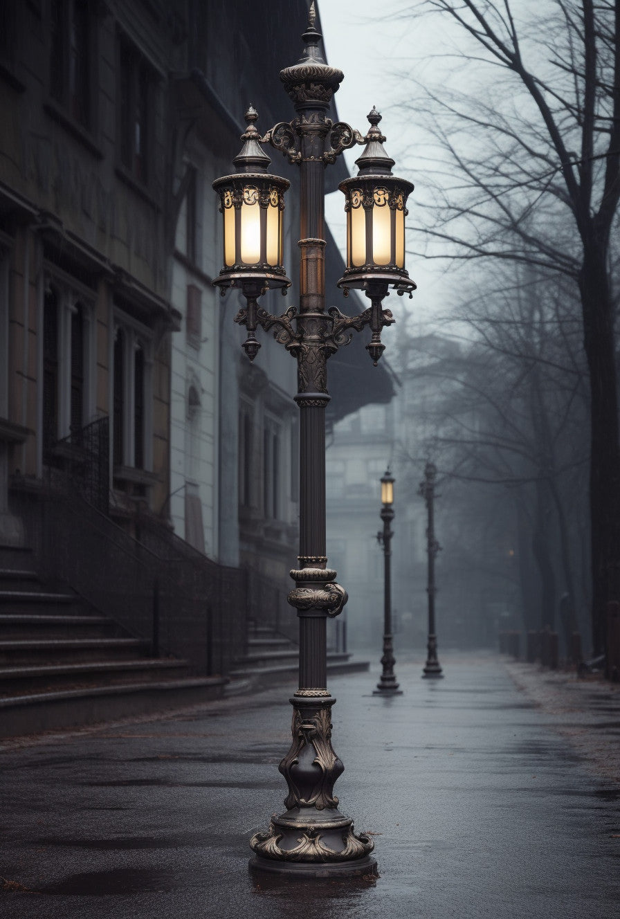 "Borzywoj" - Latarnia uliczna na wymiar. Kowalstwo artystyczne.