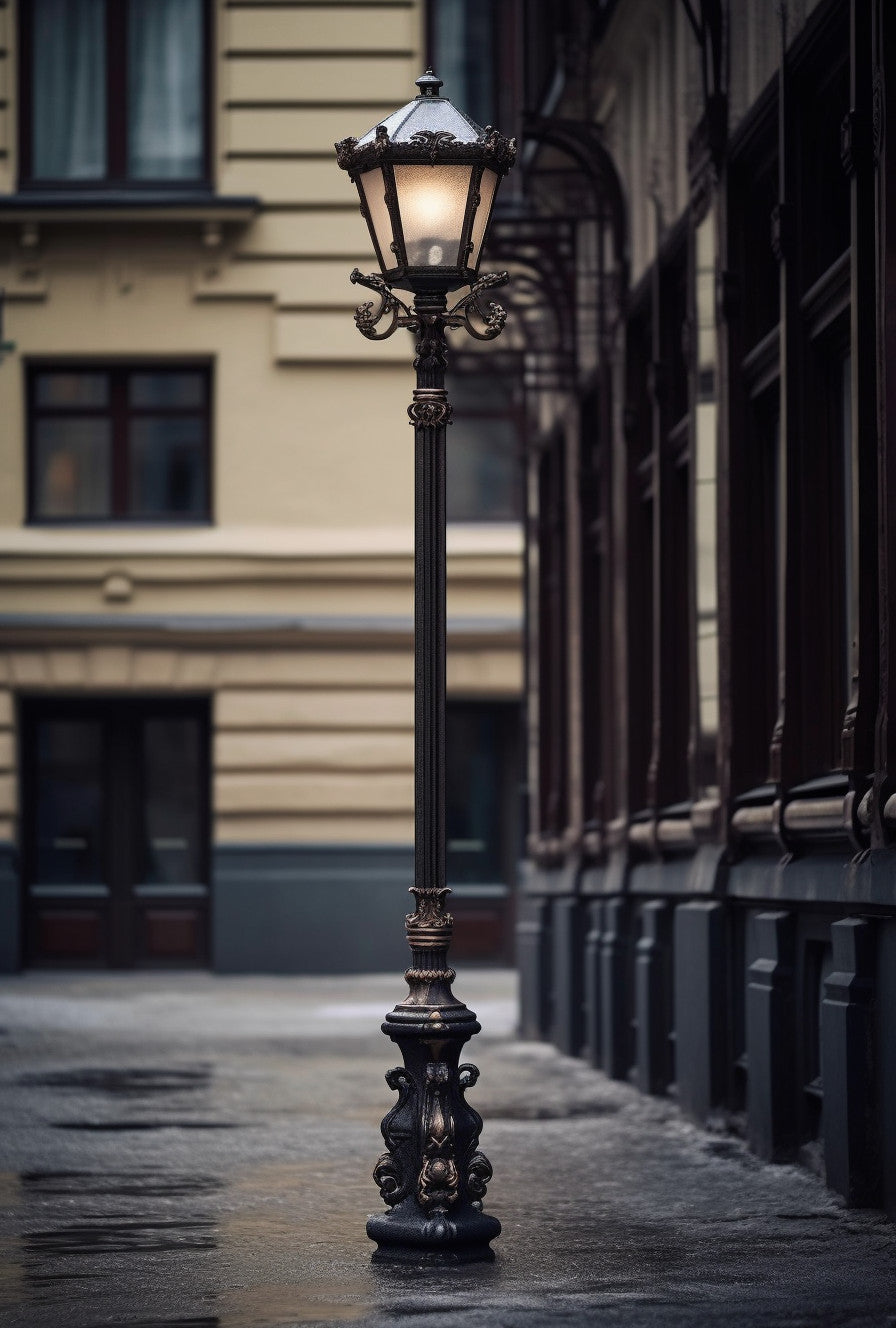 "Bożeciech" - Latarnia uliczna na wymiar. Kowalstwo artystyczne.