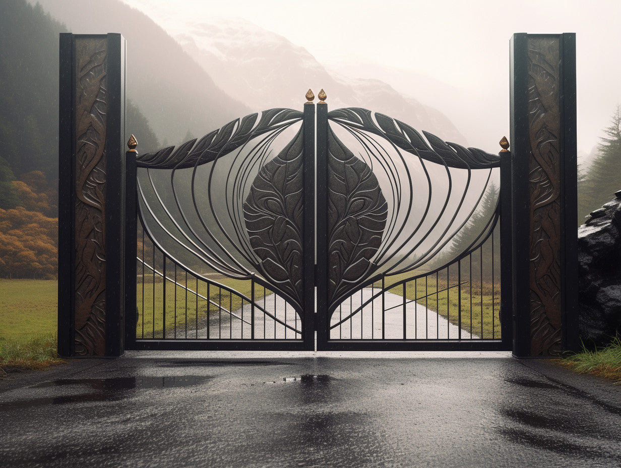 Brama wjazdowa, metalowa - "Veles"