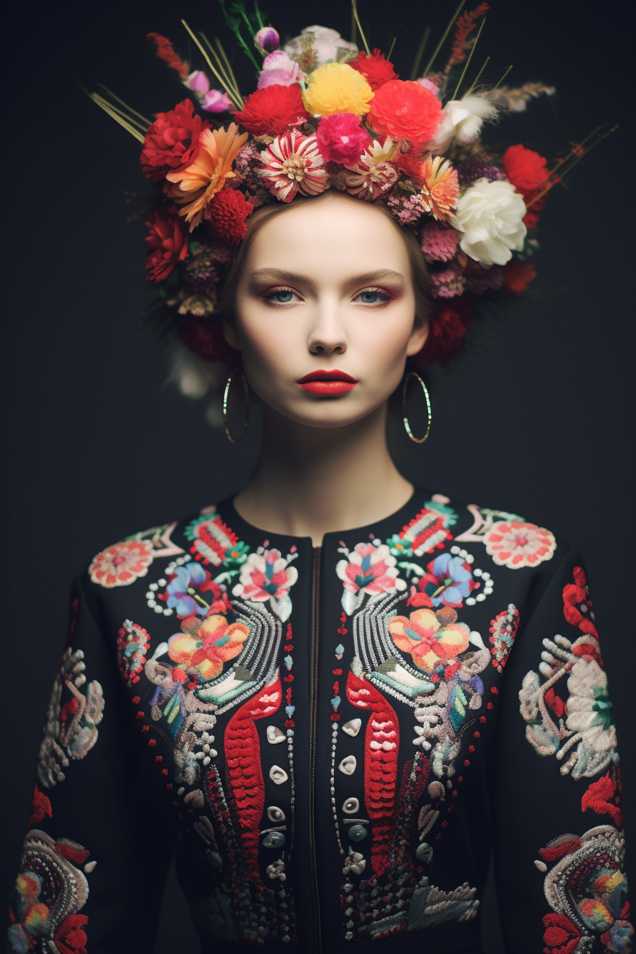 Polnische Mode im Wandel: Eine Begegnung von Folklore und futuristischer Technologie 