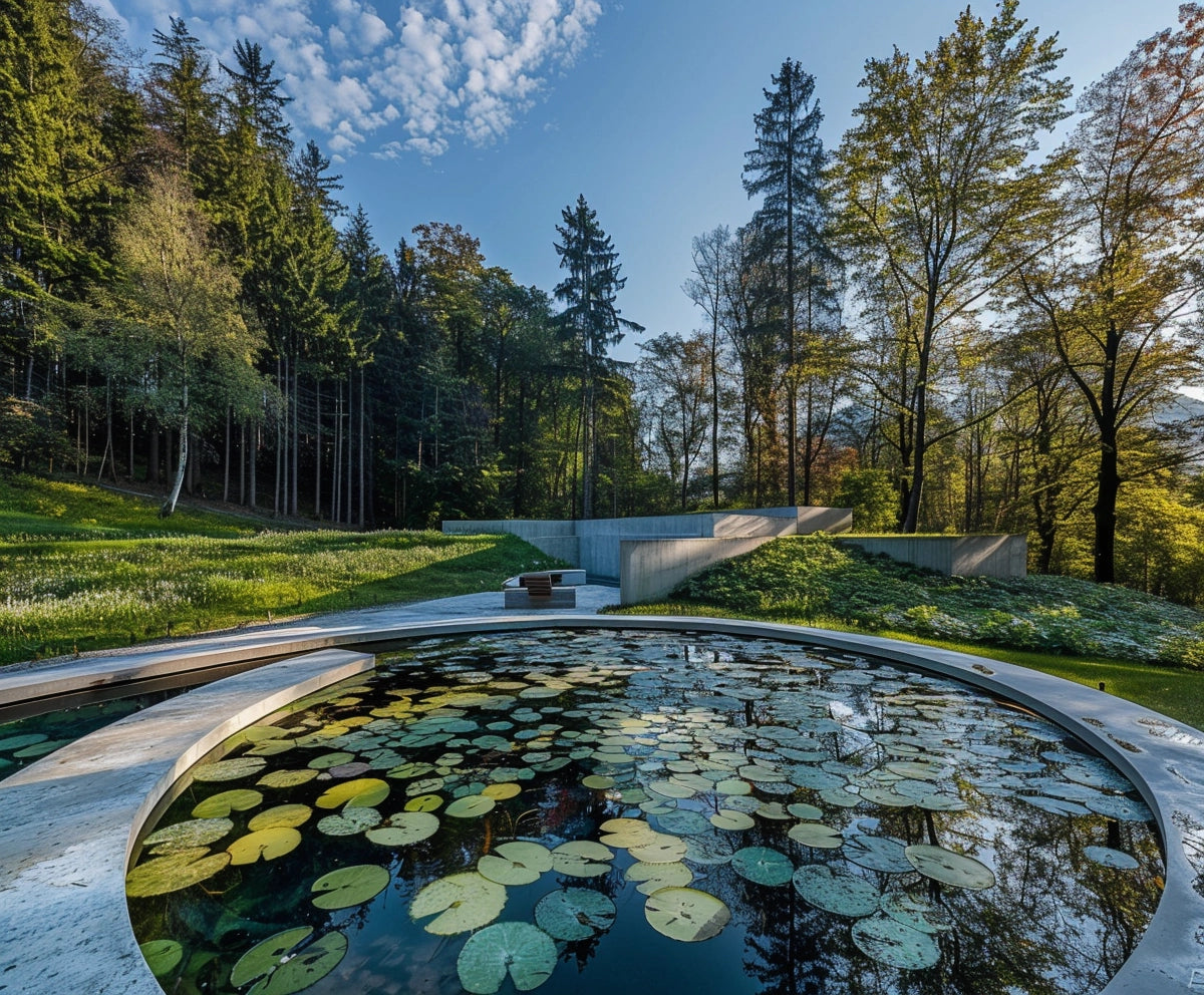 Oczko wodne beton architektoniczny