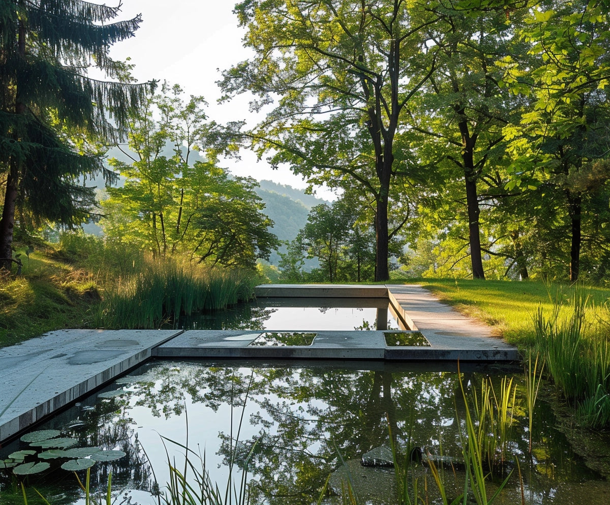 Oczko wodne beton architektoniczny