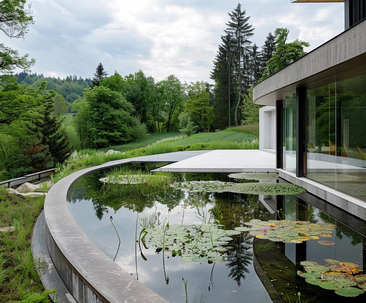 Oczko wodne beton architektoniczny