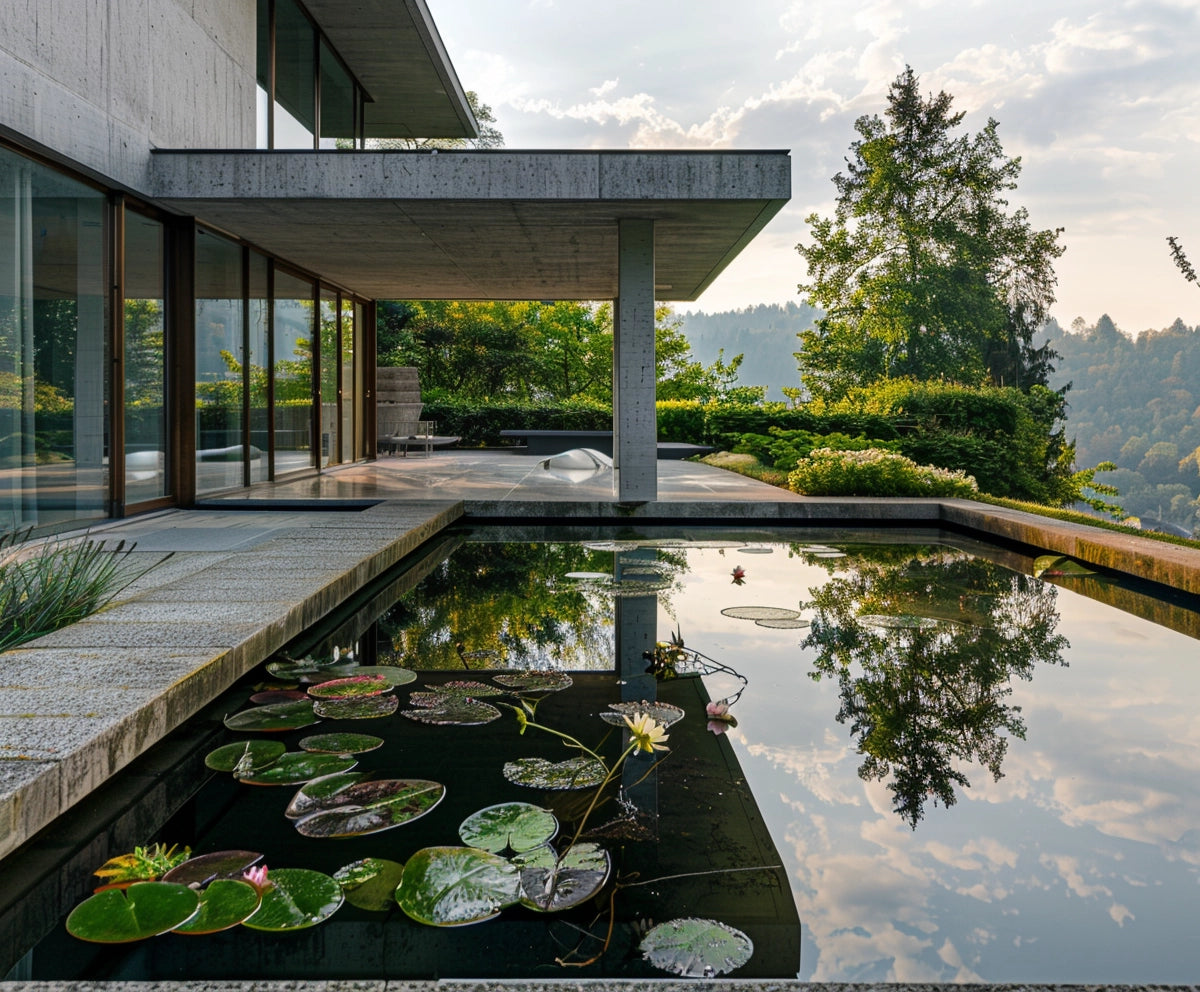 Oczko wodne beton architektoniczny