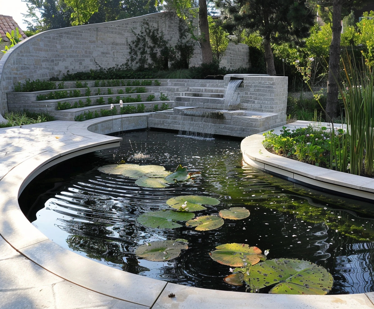 Oczko wodne beton architektoniczny