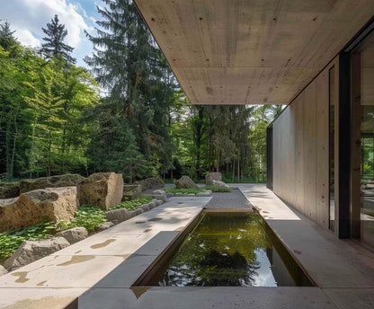 Oczka wodne z betonu architektonicznego - ponadczasowa elegancja w Twoim ogrodzie