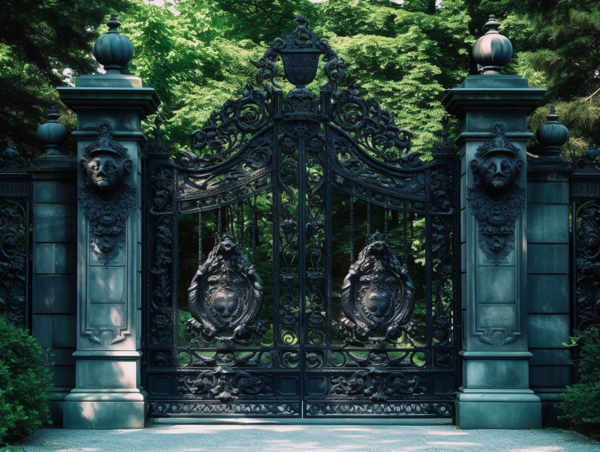 Brama wjazdowa, ozdobna - "Morana" barokowa