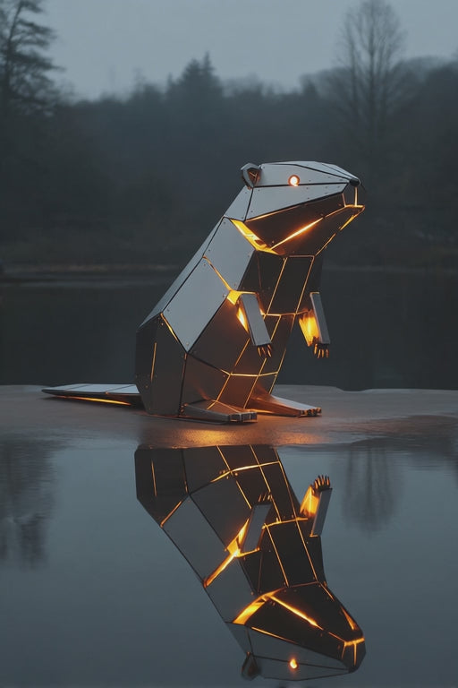 Nowoczesna rzeźba z podświetleniem LED do przestrzeni publicznych, hoteli, instytucji kultury i obiektów edukacyjnych