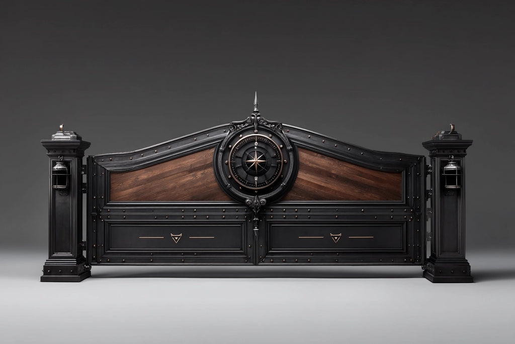 Artystyczna Brama wjazdowa Kuta "Navigator" 