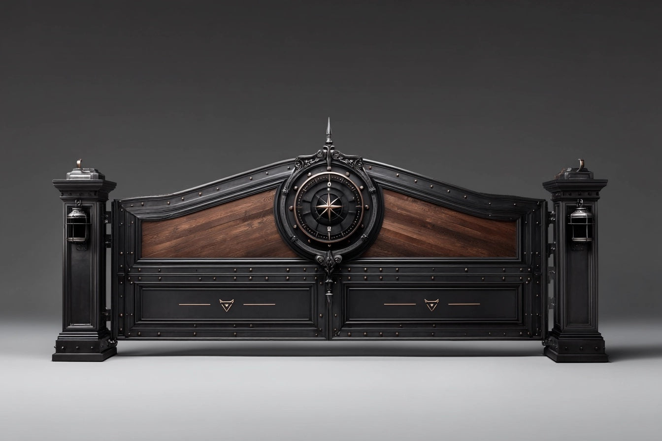 Artystyczna Brama wjazdowa Kuta "Navigator" 