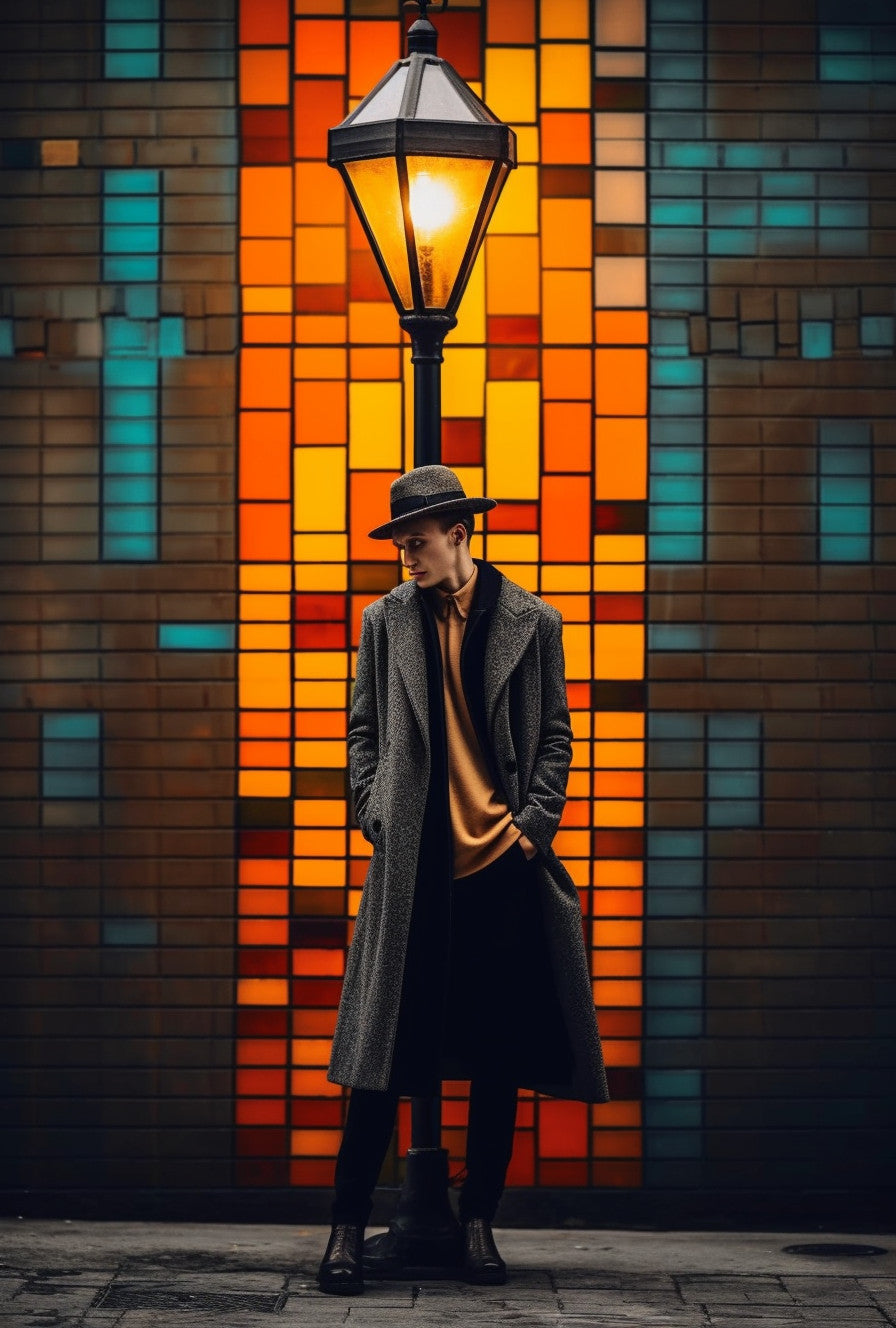  Latarnia uliczna ze stali na wymiar. Minimalistyczny design. - "Gnierat" lampa uliczna i ogrodowa