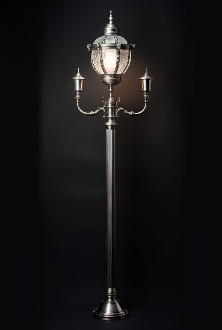 "Drogomił" - Latarnia kuta ze stali. Kowalstwo artystyczne. Lampa uliczna, ogrodowa. Eksluzywna