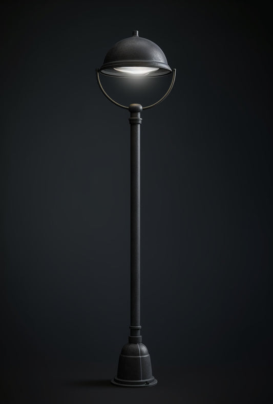 "Dziebor" - Lampa kuta wymiar. Skandynawski design. Ogrodowa, uliczna kowalstwo artystyczne