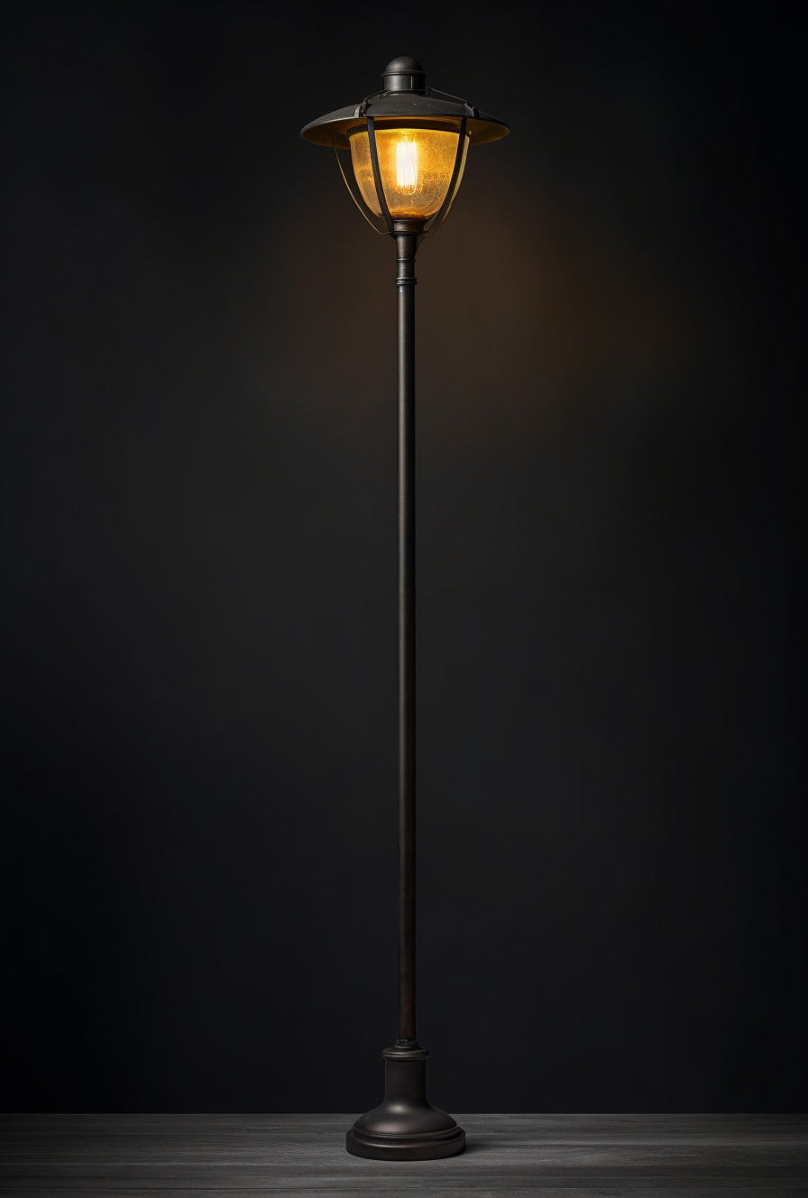 Latarnia kuta wymiar. Minimalistyczny design. - "Dziwigor" - uliczna ogrodowa