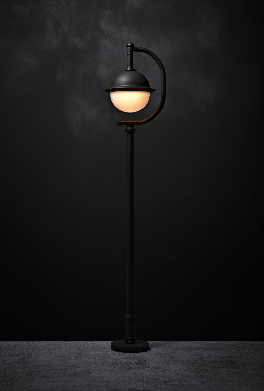 Latarnia kuta wymiar. Skandynawskie wzornictwo. - "Falibog" Lampa ogrodowa i uliczna