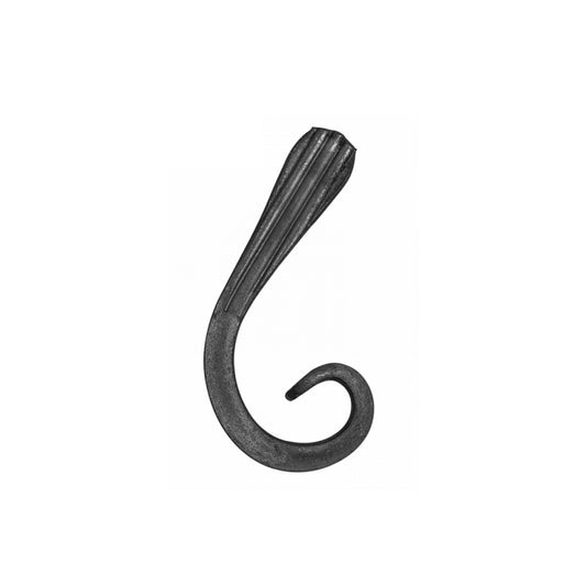 Forged, decorative element P (six) 125x65 12x12 forged 