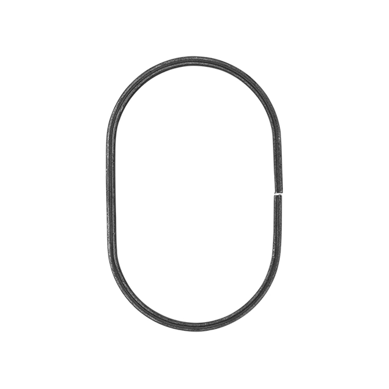 Element kuty ze stali, dekoracyjny O (okrąg, owal) 190x120 12x6 bramy balustrady ogrodzenia