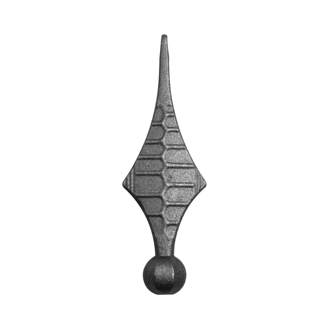 Element kuty grot / szpic ozdobny 180x60 fi29 do bram lub ogrodzeń