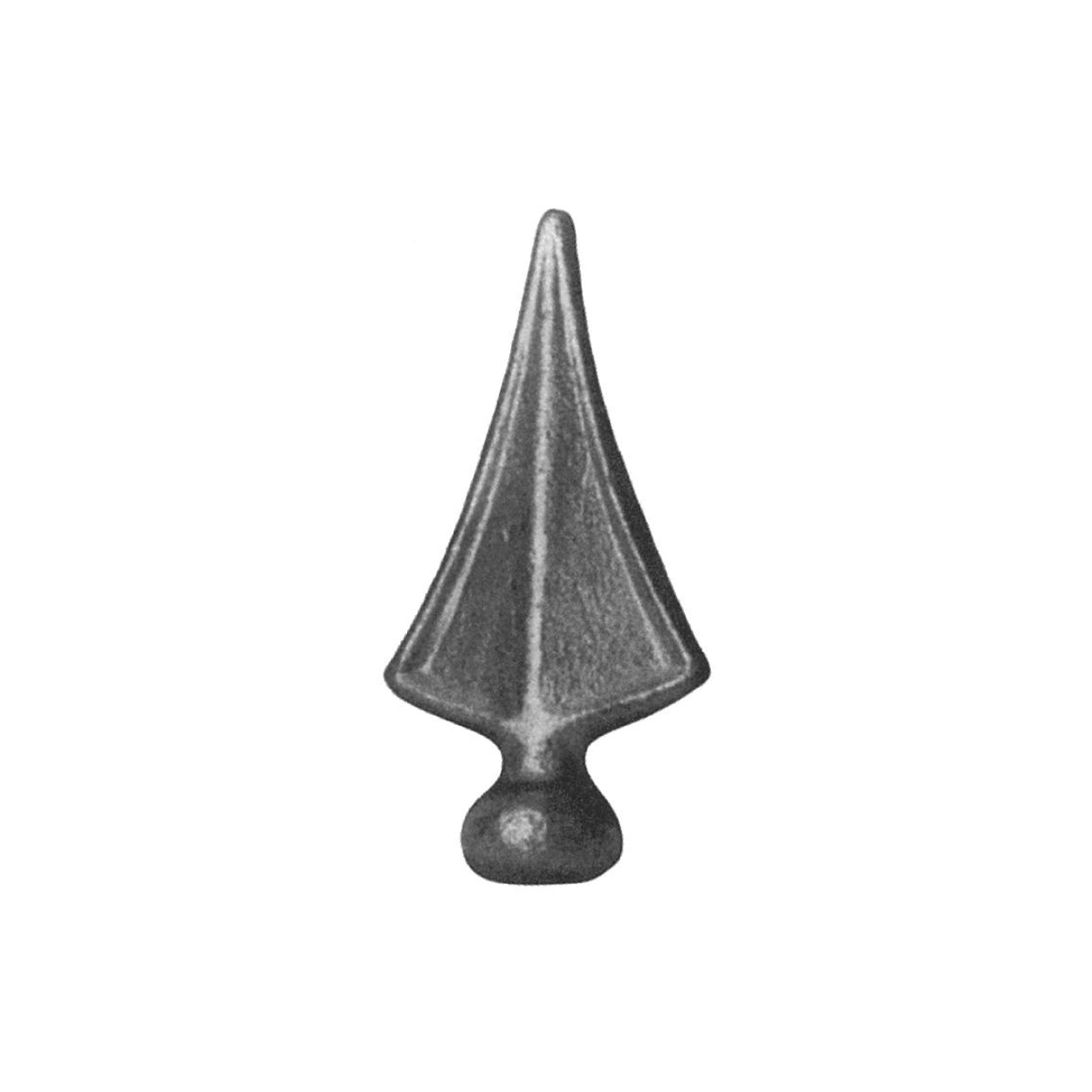 Element kuty grot / szpic ozdobny 125x65 30mm do bramy lub ogrodzenia