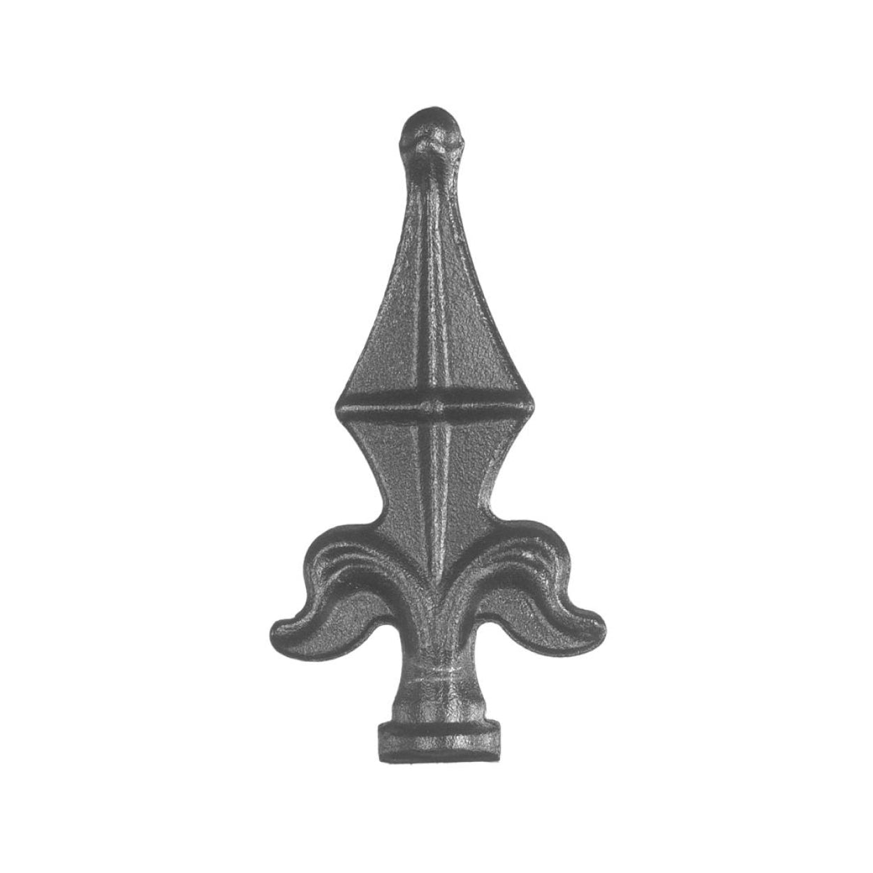 Geschmiedetes Element Pfeilspitze / Zierspitze 115x58 20mm für ein Tor oder einen Zaun 