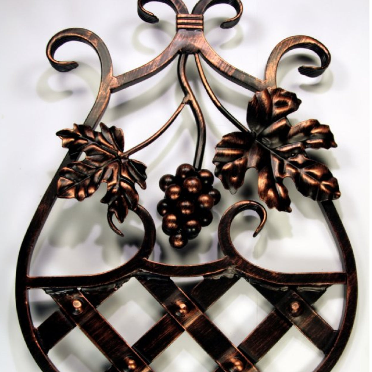 Ozdobna rozeta kuta ze stali do balustrad, bram, ogrodzeń. Herb dekoracyjny.