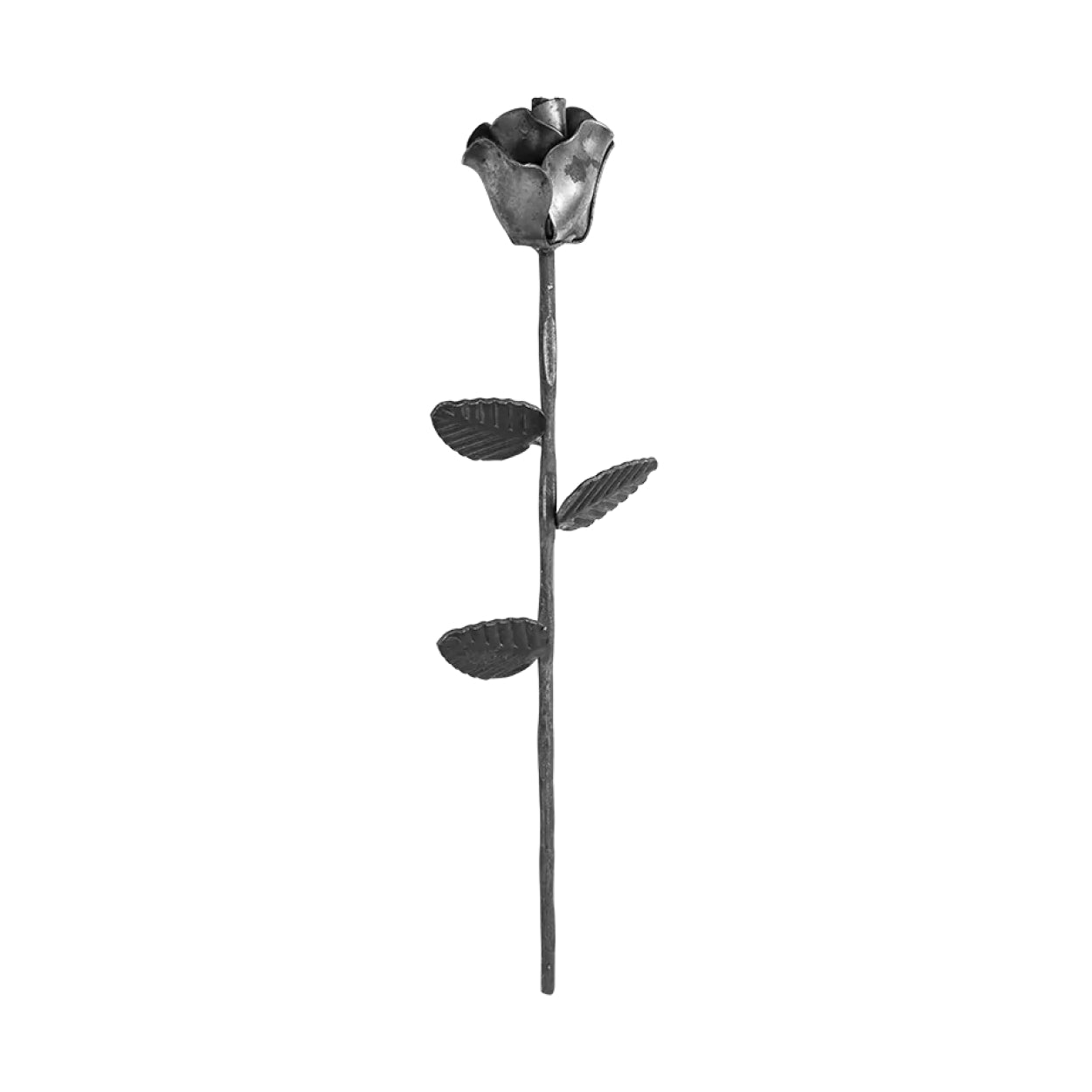 Decorative element rose flower made of steel 300x70 for decorating gates, balustrades, fences 