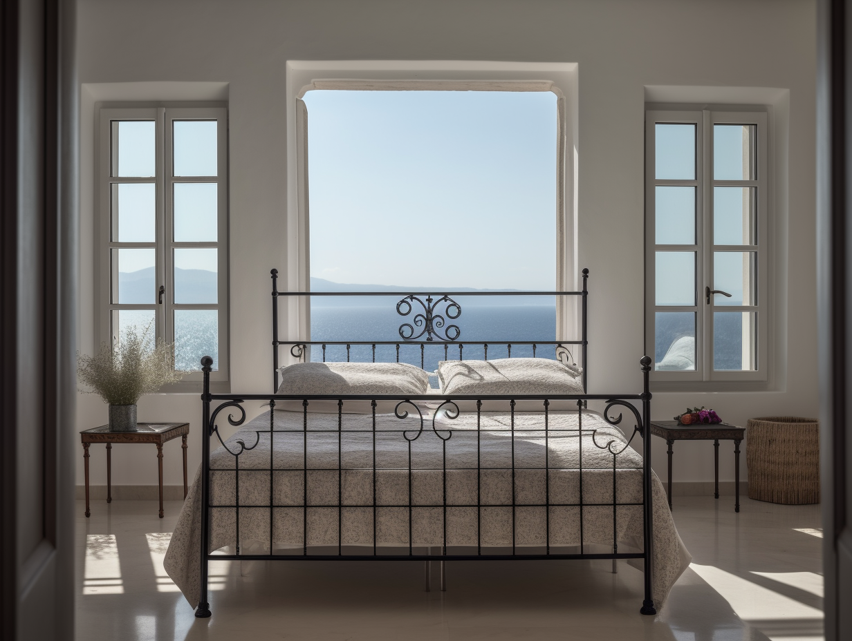 „Miłochna“ – ein klassisches Bett aus geschmiedetem Metall 