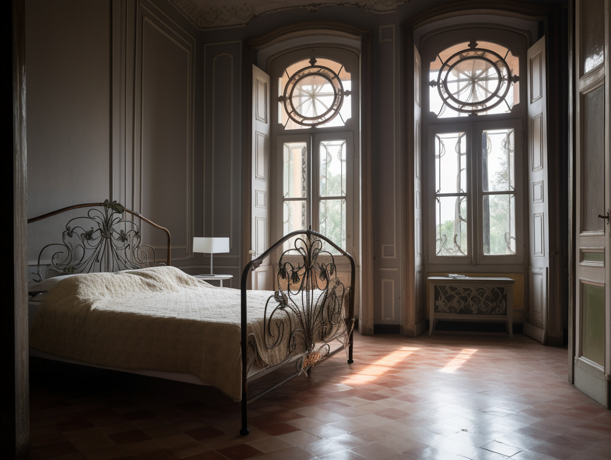 "Naczęsława" - eksluzywne, kute łóżko stalowe ze stali