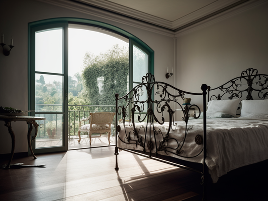 "Ludźmiła" - an exclusive wrought iron bed 