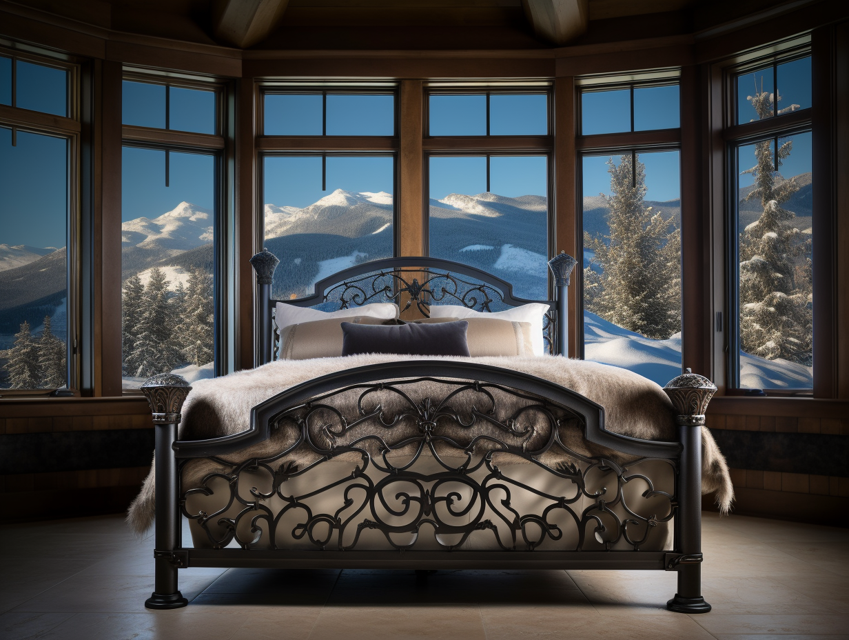 "Dobrowieść" - luksusowe łóżko stalowe. Łóżko kute ze stali