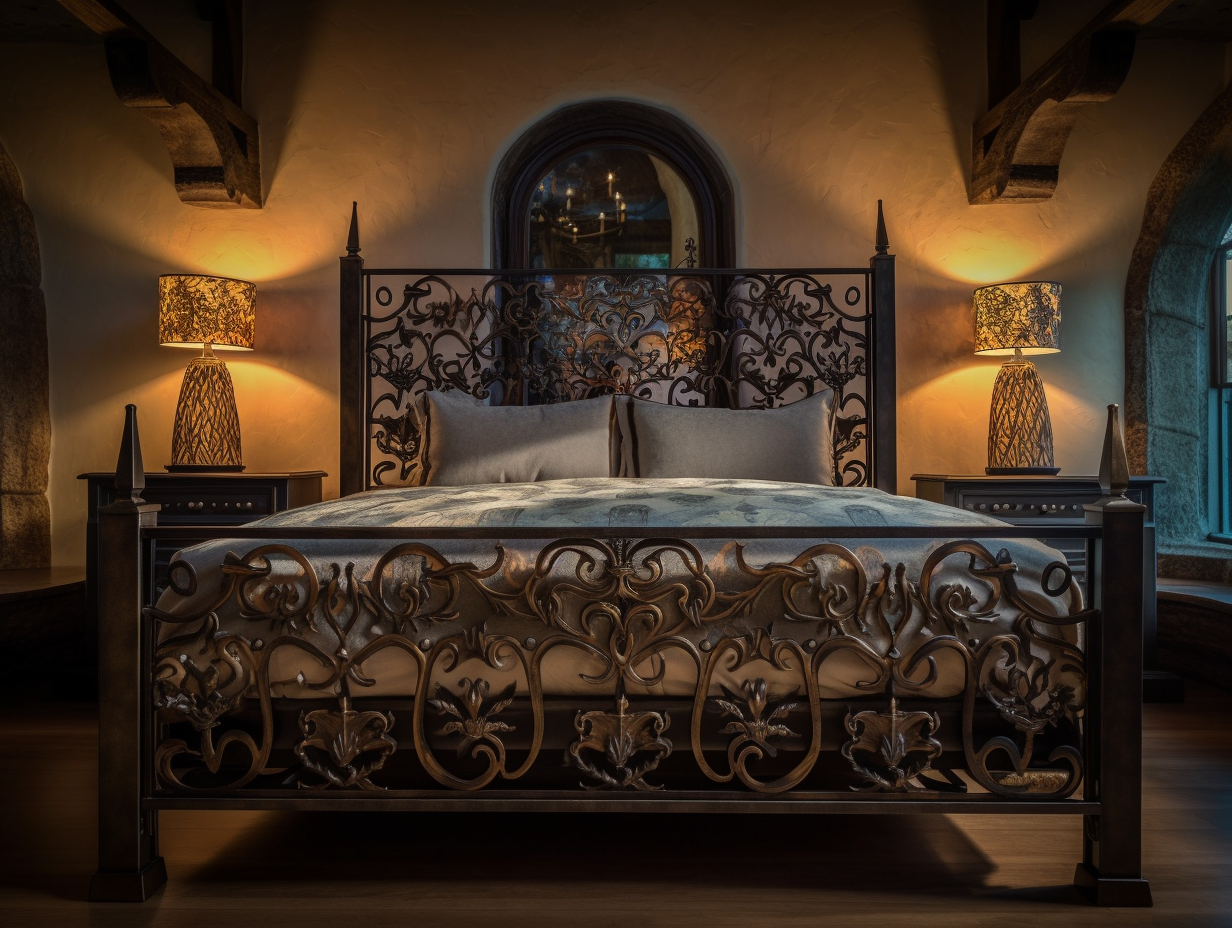 "Bogna" - eleganckie łóżko dizajnerskie, ręcznie wykonane.