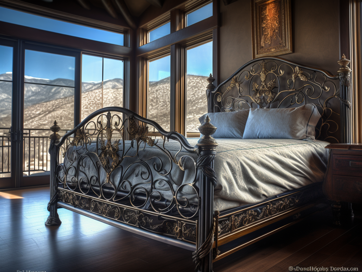 "Drogosława" - ekskluzywne łóżko metalowe, na wymiar