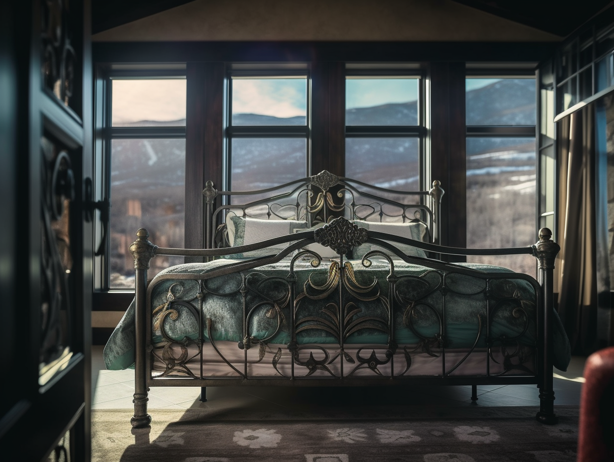 "Domasława" - ekskluzywne łóżko kute. stalowe łóżko