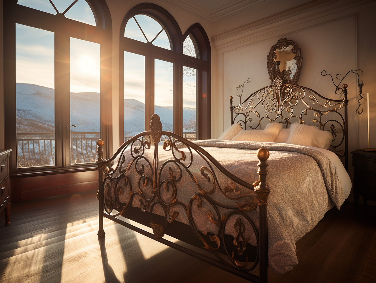 "Hubysława" - an exclusive forged steel bed 