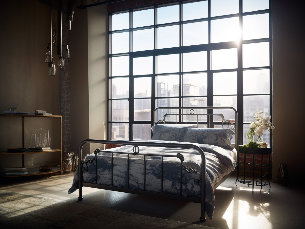 "Janczysława" - eksluzywne łóżko kute, stalowe, metalowe