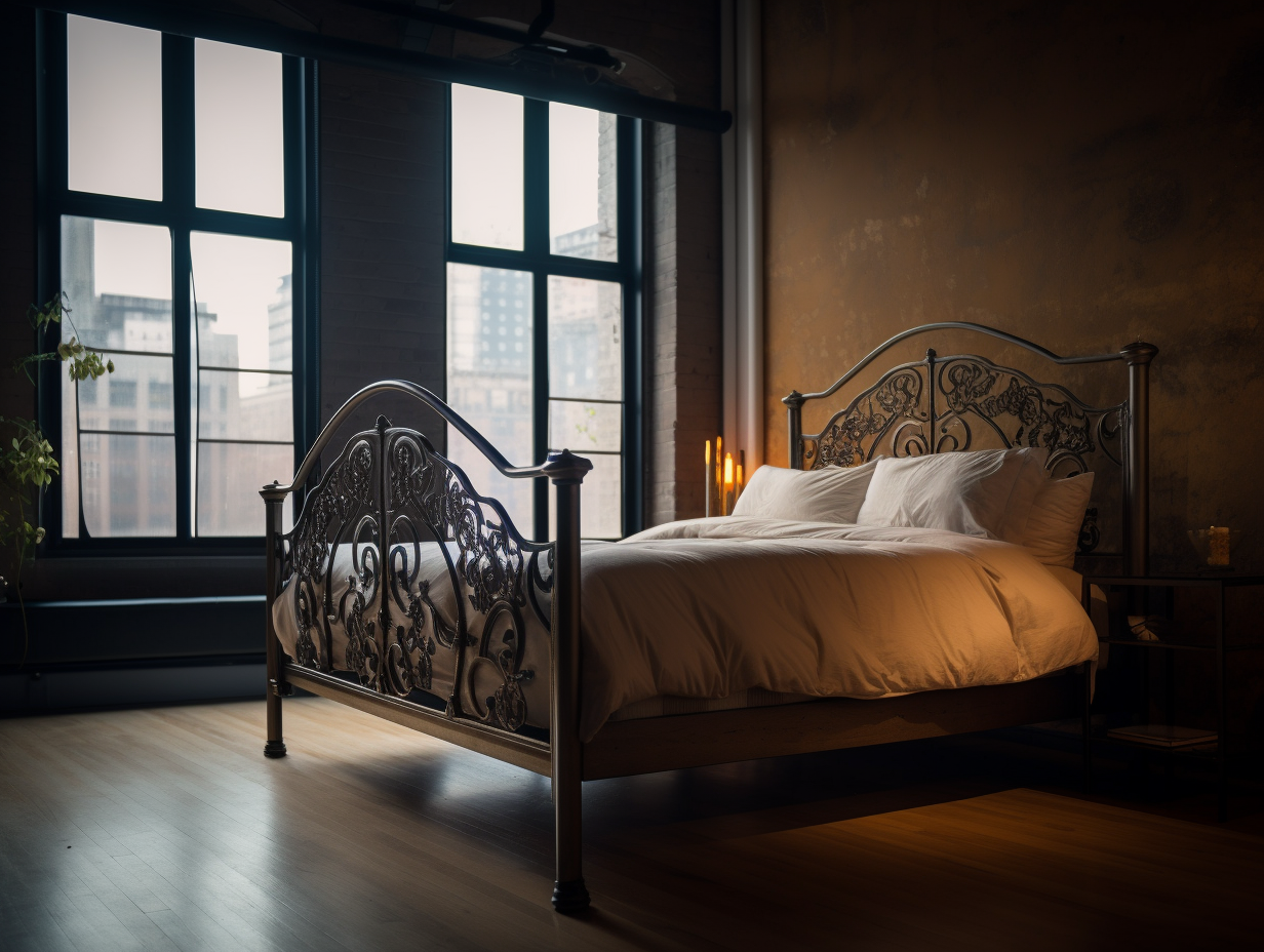 "Kazimiera" - eksluzywne łóżko kute, stalowe metalowe