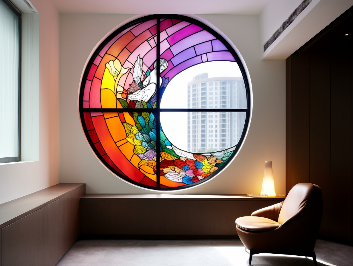 Witraż - "pryzmatyczny portret" witraże na wymiar