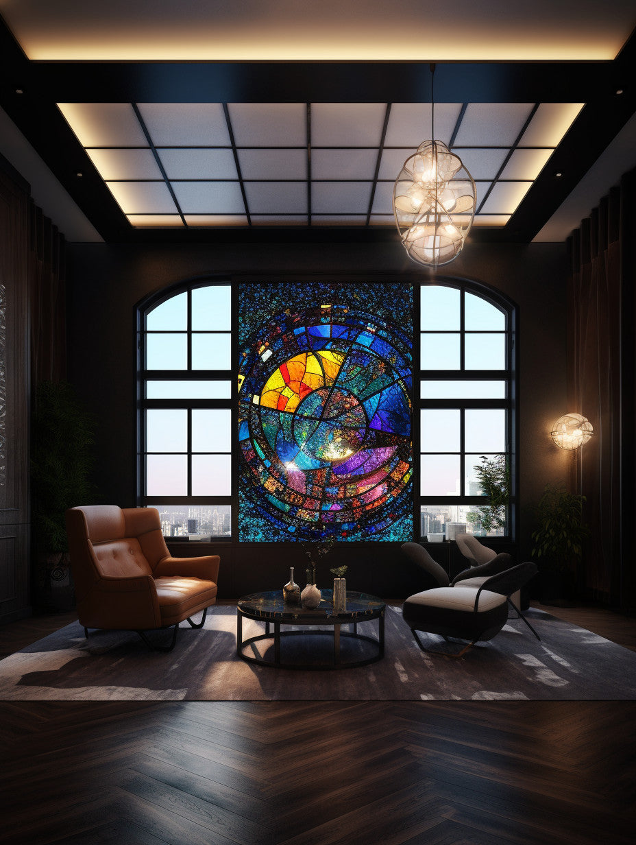 Witraż - "artystyczna aurora"