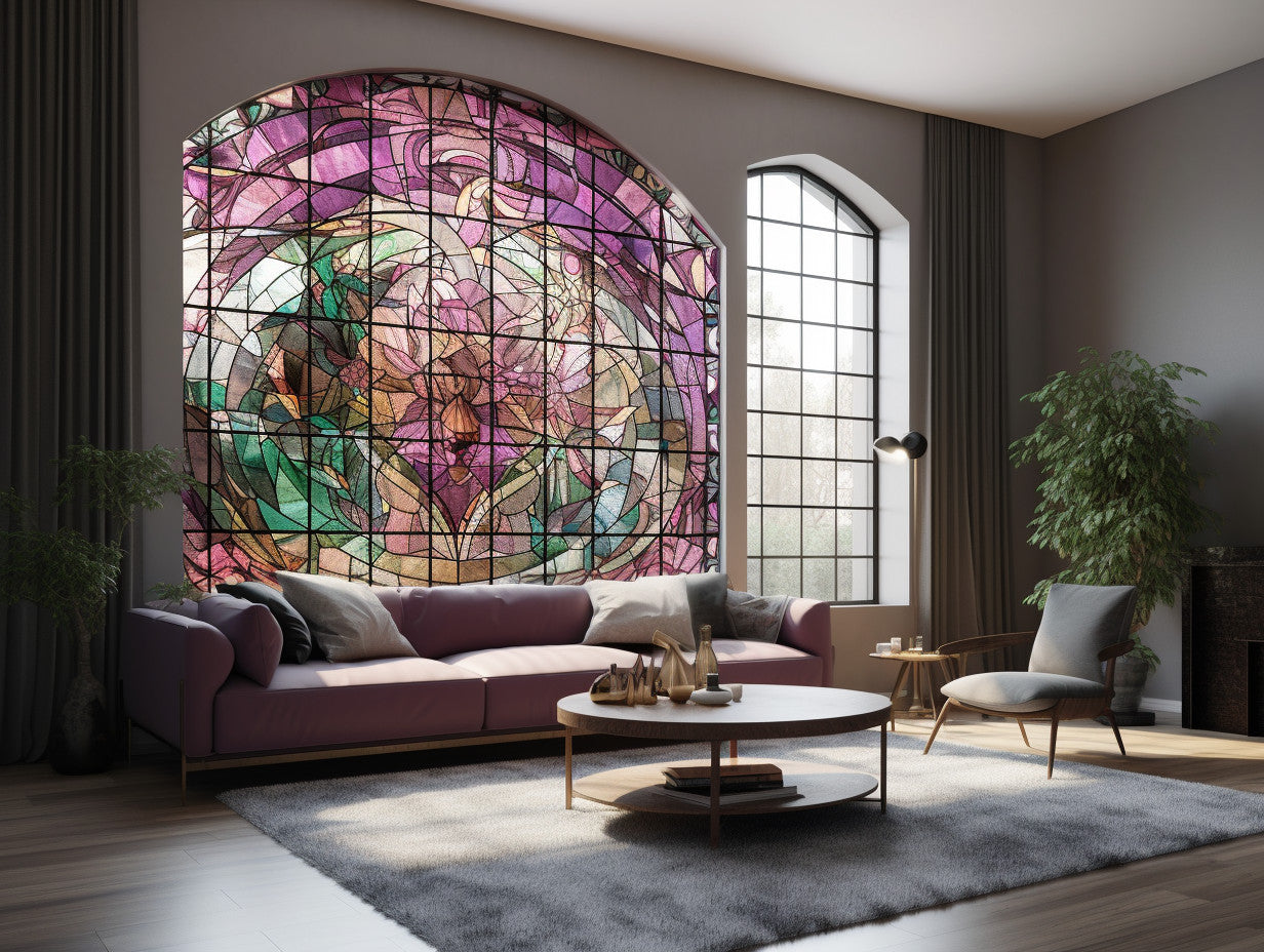 Witraż - "liliowa kompozycja"